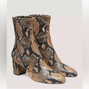 New Stuart Weitzman Yuliana 60 python snake print boots